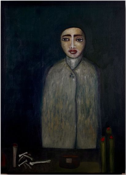 The Anatomy of Being: Silence - a Paintings Artwork by Luigi Di Crasto