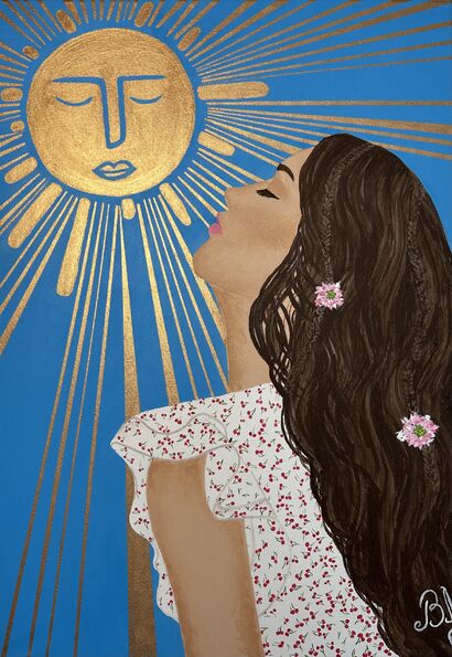 Sunrays - A Paint Artwork by Maria Vendina