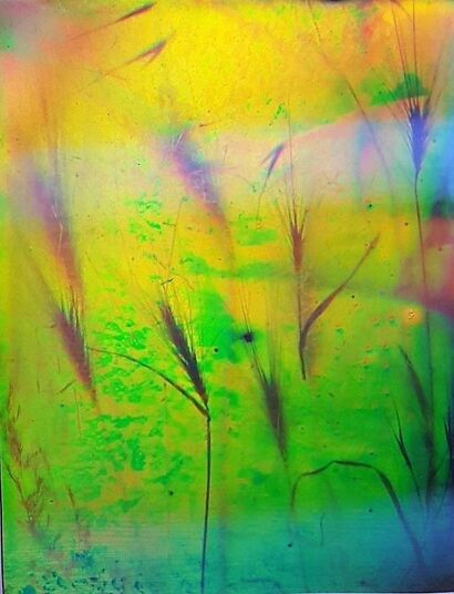 Grain and light - a Paint Artowrk by Juergen Eichler