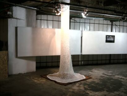 My soft white space - A Sculpture & Installation Artwork by Egle Genes Grunfeld