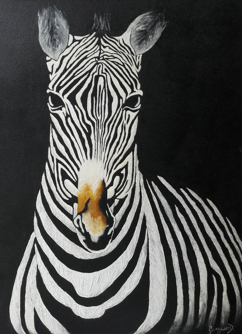 Viaggio in Africa - Zebra - a Paint by DANIELA GARGANO