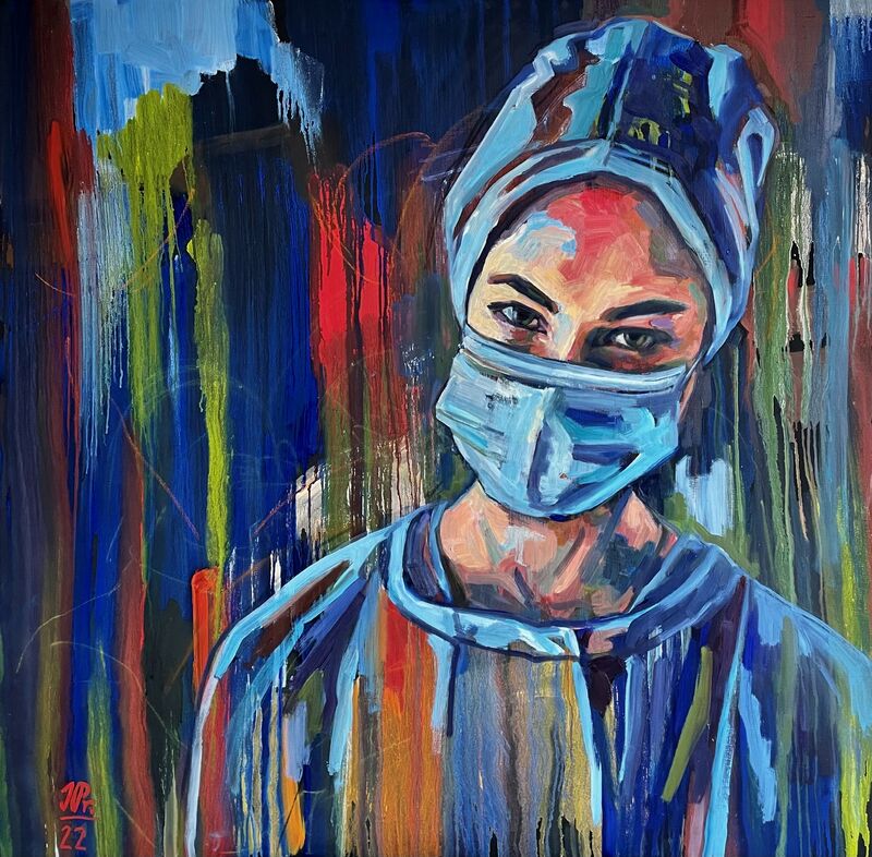 Nurse - a Paint by Irena Prochazkova