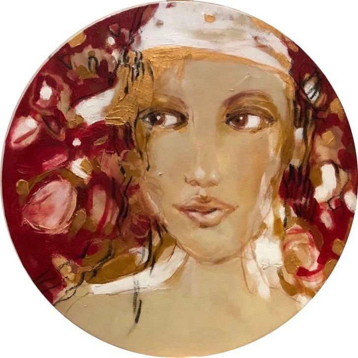 Dama de flores - a Paint by Anette Bundschuh