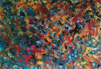 An  indian summer abstract  - A Paint Artwork by Karibou 
