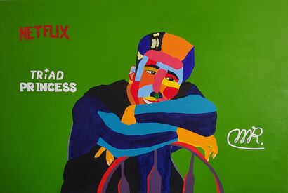 Netflix - a Paint Artowrk by MAURIZIO RECCHIA