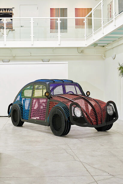 El Volkswagen  - A Sculpture & Installation Artwork by Priscilla Dobler Dzul