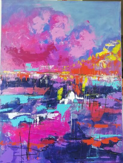 tramonto - a Paint Artowrk by Nadia Vesco