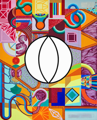 La esfera - a Paint Artowrk by Marta Villarin