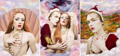 Gods & Monsters  -  Venus and Mars (Tryptic) - A Photographic Art Artwork by Ian et Jacques 