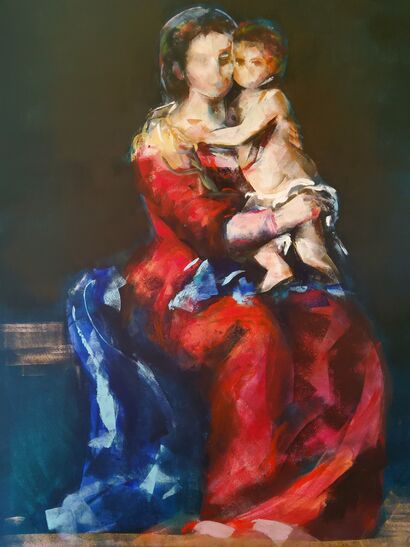 Madonna serie 7 - a Paint Artowrk by Marina Del pozo