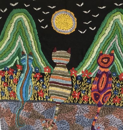 Gatos - a Paint Artwork by Stephanie Brucks - STICKART