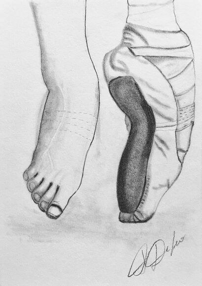 I miei piedi ballano - a Digital Art Artowrk by Deleocroceartista 