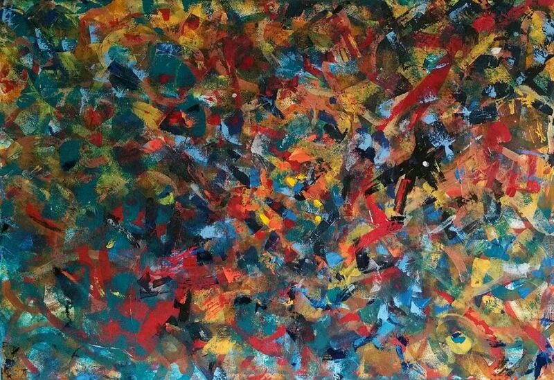An  indian summer abstract  - a Paint by Karibou 
