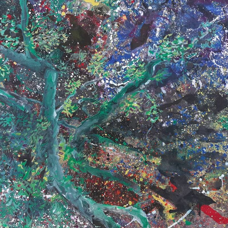 Pine tree - a Paint by Arun Ji