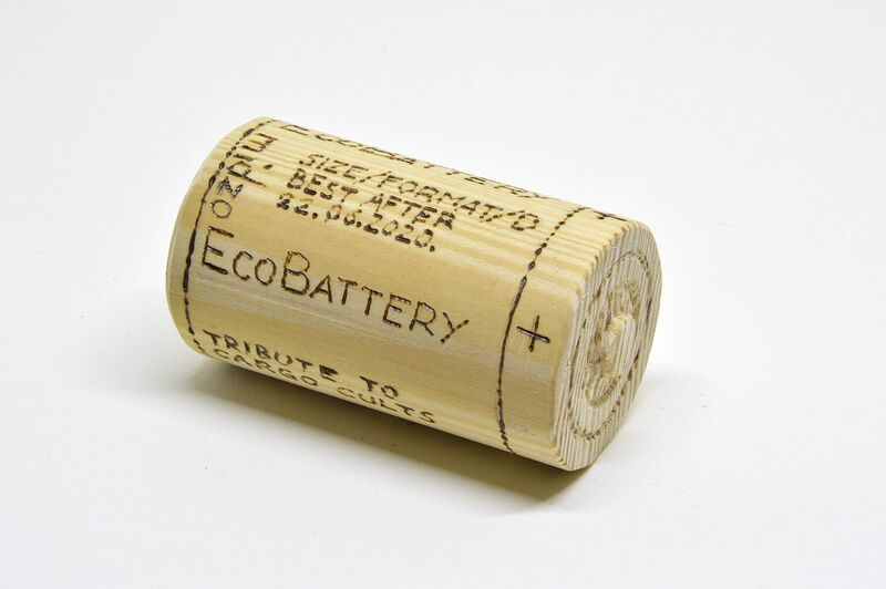 EcoBattery-Tribute to Cargo Cults - a Sculpture & Installation by midzo