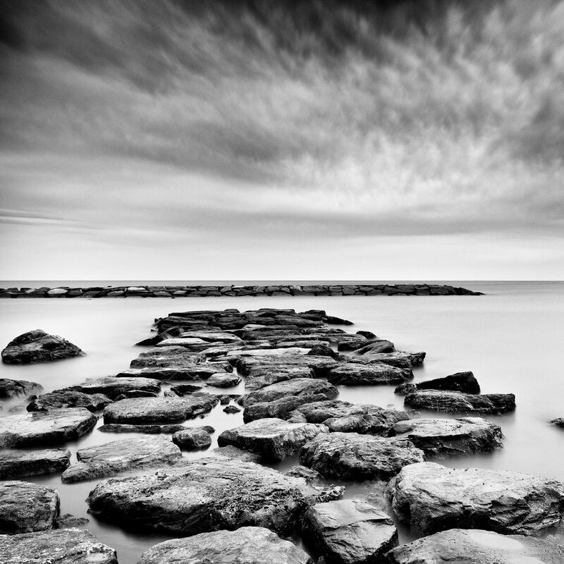 A walk along the seafront 4 - ( Sea of Stones ) - a Photographic Art by AURELIO BORMIOLI