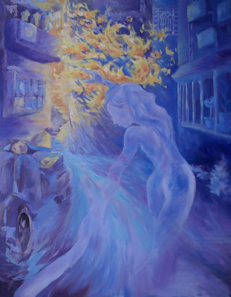 Night Flare: The Silent Eruption - a Paintings by Yung Han Hsiao