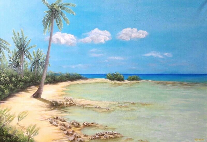 Fakarawa Atoll  - Polinesia francese - a Paint by DANIELA GARGANO