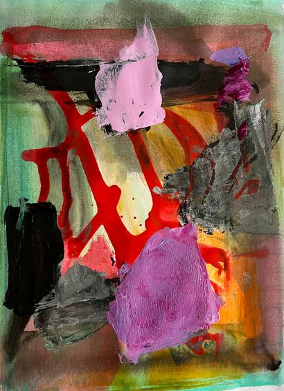 Bonfire of dreams - a Paint Artowrk by Barbara Gasperi