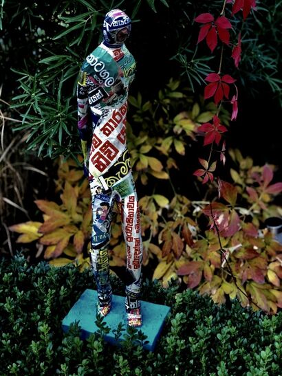 Walking Meditation, The PAPER MOODS Collection - a Sculpture & Installation Artowrk by DuminDa