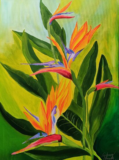 I fiori del paradiso - a Paint Artowrk by Marcella Carbonaro