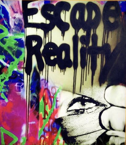 “ESCAPE REALITY” - a Paint Artowrk by DEBORASENZALACCA