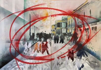 Incontro - A Paint Artwork by Francesca Marziani