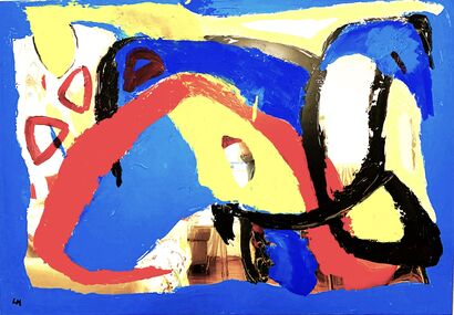 Rhapsody in Blue - a Paint Artowrk by Lubica Malovecka