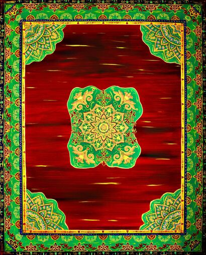 Persian Rug - a Paint Artowrk by Marc Violette