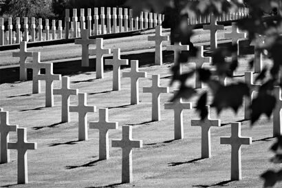 US Cementary in Paris - A Photographic Art Artwork by JayCee