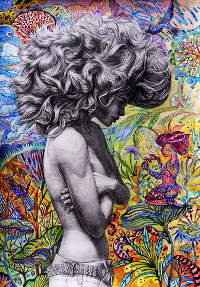 Beautiful vulnerability  - a Paint Artowrk by Yuliia Bondarenko 