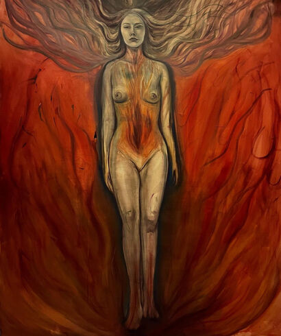 Fire - a Paint Artowrk by jessica otgianu