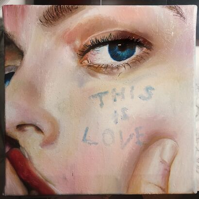 This Is Love - A Paint Artwork by Jerina Engel