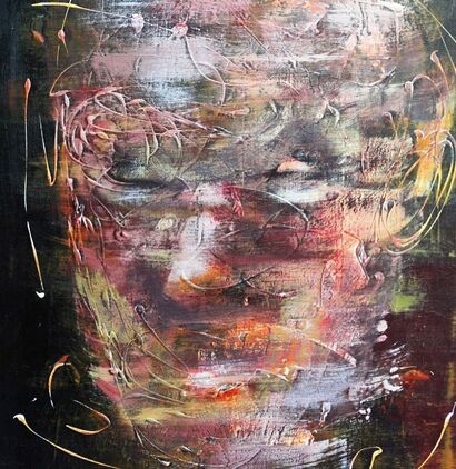 Acsending in despair - a Paint Artowrk by Arash Fathi
