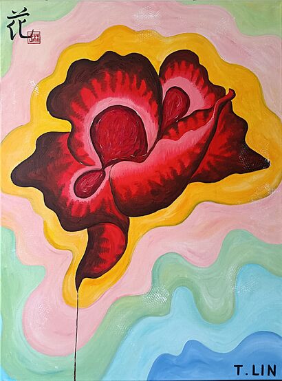 Flower - a Paint Artowrk by Lin Tu