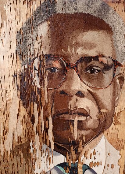 AIMÉ CÉSAIRE  - a Paint Artowrk by Christian Muzadi 