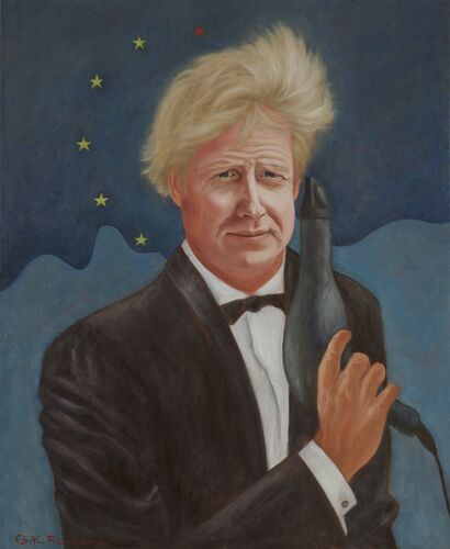 Boris, Just Boris - a Paint Artowrk by FREDERIC ROUSSEAU