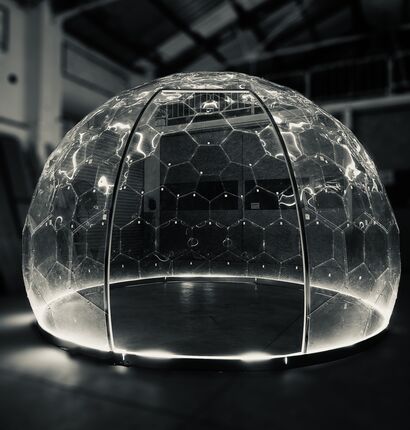 Ephemeral Echoes Dome - a Art Design Artowrk by Carol Bejarano