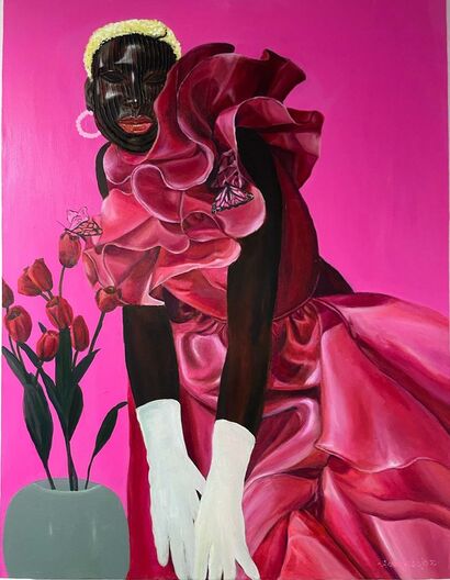 Black Beauty  - A Paint Artwork by Ademola Ojo 