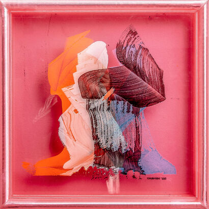 Background Sound (Pink) - a Paint Artowrk by Denis Yashin