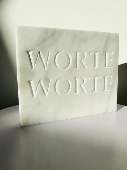 THE TRUTH BEHIND THE WORDS - a Sculpture & Installation Artowrk by Baschka