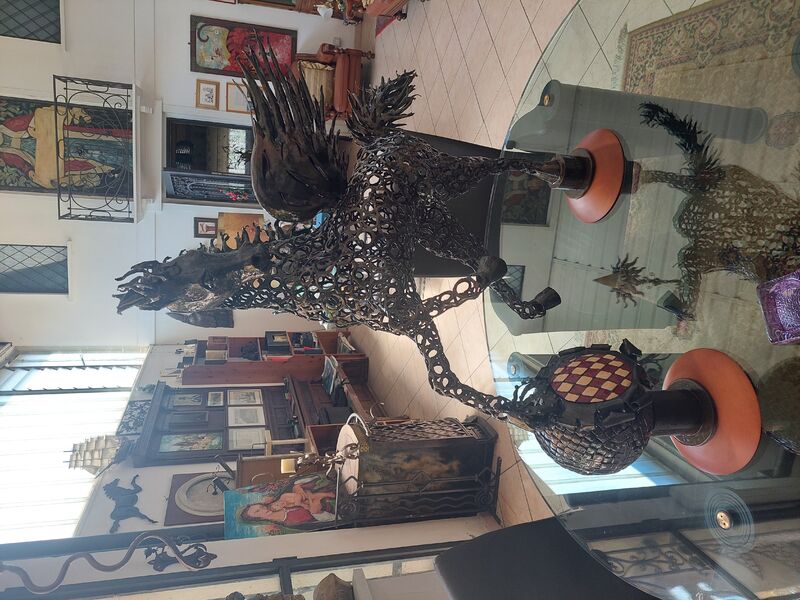 Pegaso a Montecarlo  - a Sculpture & Installation by Andrea Fuson