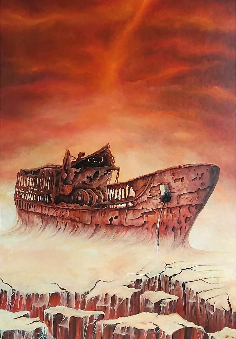 Okręt - a Paint by wojciech malicki