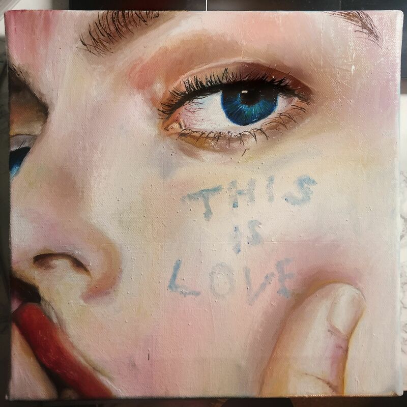 This Is Love - a Paint by Jerina Engel