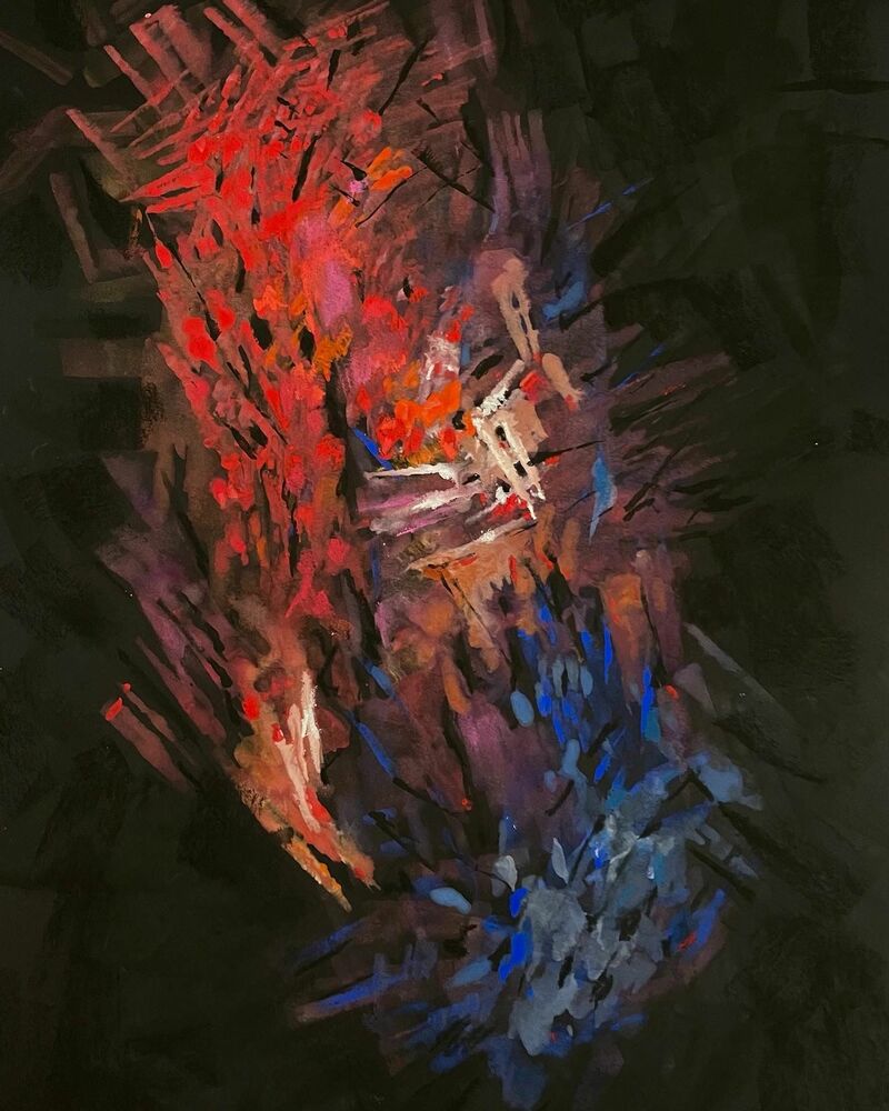Hurting Heart - a Paintings by Tamara Vermunt