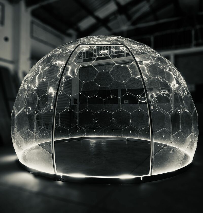 Ephemeral Echoes Dome - a Art Design by Carol Bejarano