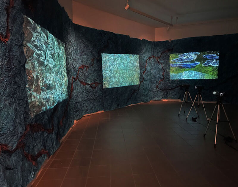 36° 09’ N    13° 15 E    - a Sculpture & Installation by Heon Michelle 