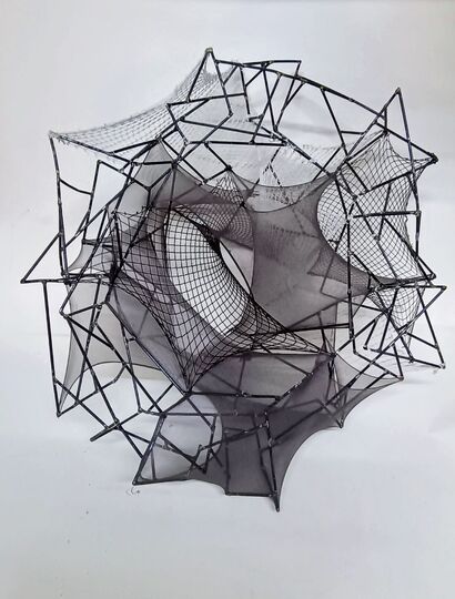 EINSTEIN INCONTRA  EUCLIDE - a Sculpture & Installation Artowrk by SPATOLA 