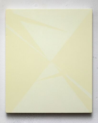 Untitled (Pastel Yellow) - a Paint Artowrk by Sonia Riccio
