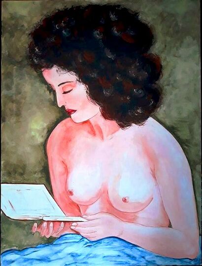 IL LIBRO - A Paint Artwork by Loredana  GIANNUZZI